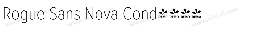 Rogue Sans Nova Cond字体转换